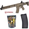 ARES AMOEBA AM-016 M4 RIS 13,5 KEYMOD TAN VSPACK