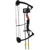 POELANG ARCO COMPOUND NERO 15-30 LBS FULL KIT