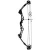 MAN KUNG ARCO COMPOUND NERO REGOLABILE 40-55 LBS