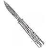 V-STORM COLTELLO BUTTERFLY MONOFILO ACCIAIO LAMA LAVORATA