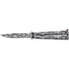 MARTINEZ ALBAINOX COLTELLO BUTTERFLY MONOFILO LAMA 10,6CM TESCHI
