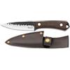 MARTINEZ ALBAINOX COLTELLO CACCIA LAMA IN ACCIAIO 10,5CM FODERO IN CUOIO