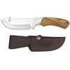 MARTINEZ ALBAINOX COLTELLO CACCIA LAMA IN ACCIAIO CON SCUOIATORE MANICO IN LEGNO