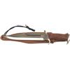 ROYAL COLTELLO CACCIA RAMBO III CON FODERO IN PELLE