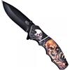 V-STORM COLTELLO CHIUDIBILE LAMA LISCIA CON TESCHI