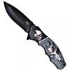 V-STORM COLTELLO CHIUDIBILE LAMA LISCIA CON TESCHI