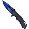 V-STORM COLTELLO CHIUDIBILE LAMA MISTA MANICO BLU-NERO
