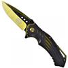 V-STORM COLTELLO CHIUDIBILE LAMA MISTA MANICO NERO-ORO