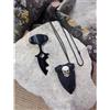 V-STORM COLTELLO COLLANA TESCHIO SKINNER