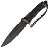 MIL-TEC COLTELLO MILITARE COMBAT BLACK LAMA MISTA DA 14CM