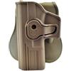 WO-SPORT FONDINA RIGIDA ESTRAZIONE RAPIDA MANCINA PER SERIE GLOCK TAN