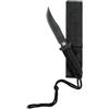V-STORM COLTELLO NERO MANICO NYLON FODERO INCORDURA NERO