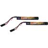 V-STORM BATTERIA 1500MAH-7.4V-15C LI-ION ULTRA POWER 2 PEZZI