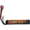 V-STORM BATTERIA LIPO 1250MAH-7.4V-20C ULTRA POWER CONNETTORE DEANS/T-PL