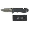 K25 COLTELLO TATTICO LAMA DA 8CM NERO TAGLIA CINTURE E ROMPI VETRO