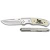MARTINEZ ALBAINOX COLTELLO T-AVORIO CON CANE LAMA ACCIAIO DA 8 CM