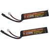 V-STORM BATTERIA LIPO 600MAH-7.4V-20C ULTRA POWER MINI DEANS 2 PEZZI