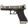 WE G18 CUSTOM GAS SCARRELLANTE SINGOLO/RAFFICA BLACK/SILVER