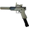 CYMA G18C ELETTRICA TAN CARIC. MAGGIOR. RED DOT SLITTA E SILENZIATORE