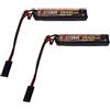 V-STORM BATTERIE LIPO 1550MAH-7.4V-20C ULTRA POWER 2 PEZZI