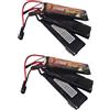 V-STORM BATTERIE LIPO 1600MAH-11.1V-20C CQB ULTRA POWER 2 PEZZI