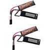 V-STORM BATTERIE LIPO 1600MAH-7.4V-20C CQB ULTRA POWER 2 PEZZI