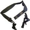 ROYAL CINGHIA DA TRACOLLA A TRE PUNTI NERADA 4CM METAL CLIP