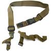 ROYAL CINGHIA DA TRACOLLA A TRE PUNTI TAN DA 4CM METAL CLIP