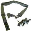 ROYAL CINGHIA DA TRACOLLA A TRE PUNTI VERDE DA 4CM METAL CLIP