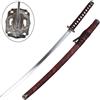 Il Semaforo KATANA SINGOLA SAMURAI ROSSO CON FODERO SETA