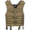 MIL-TEC CORPETTO VERDE OD TACTICAL VEST CON MOLLE PER ACCESSORI