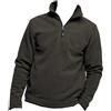 EUMAR MAGLIA IN PILE CON ZIP VERDE MILITARE