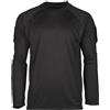 MIL-TEC MAGLIA MANICHE LUNGHE QUICK DRY NERA