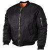 MFH GIACCA BOMBER PILOTA MA1 NERA