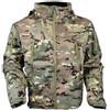 JS-TACTICAL GIACCA IMPERMEABILE ANTIVENTO SHARK SKIN MULTICAM