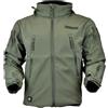 JS-TACTICAL GIACCA IMPERMEABILE ANTIVENTO SHARK SKIN VERDE