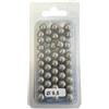 MEGALINE BIGLIE IN ACCIAIO PER FIONDA DIAM-9.5MM, CONF. DA 45PZ