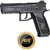 CESKA ZBROJOVKA CZ P-09 FULL METAL SCARRELLANTE GREEN GAS CON VALIGETTA