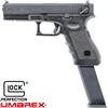 UMAREX GLOCK G18C GAS SCARRELLANTESINGOLO/RAFFICA LOGHI ORIGINALI
