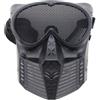 ROYAL MASCHERA FACCIALE TACTICAL NERA CON RETE