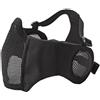 ASG MASCHERA FACCIALE TATTICAL NET HEAD IN RETE NEW MODEL NERA