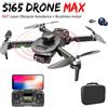 V-STORM DRONE MINI S165MAX PIEGHEVOLE 720P SENSORI OSTACOLI NERO
