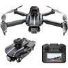 V-STORM DRONE PIEGHEVOLE GPS SENSORI TELECOMANDO SCHERMO INTEGRATO