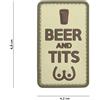 V-STORM PATCH 3D IN PVC CON VELCRO BEER AND TITS COYOTE