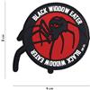 V-STORM PATCH 3D IN PVC CON VELCRO BLACK WIDDOW EATER