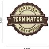 V-STORM PATCH 3D IN PVC CON VELCRO CERTIFIED TERMINATOR COYOTE