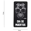 V-STORM PATCH 3D IN PVC CON VELCRO DIA DE MUERTOS NERA