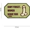 V-STORM PATCH 3D IN PVC CON VELCRO DON''T FORGET COYOTE