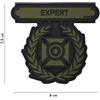 V-STORM PATCH 3D IN PVC CON VELCRO EXPERT VERDE