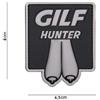V-STORM PATCH 3D IN PVC CON VELCRO GILF HUNTER NERO